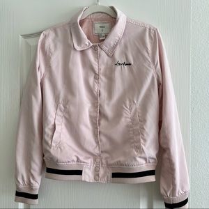 Pink Los Angeles Bomber Jacket M
